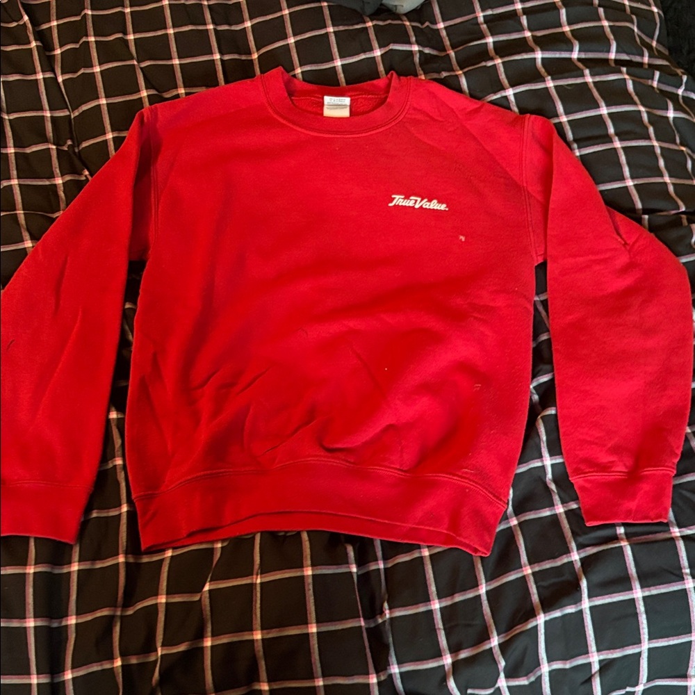 Red Sweatshirt with Logo